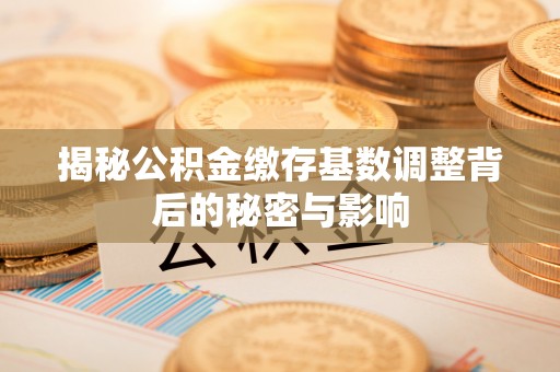 商丘揭秘公积金缴存基数调整背后的秘密与影响