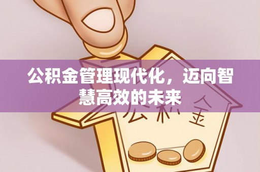 商丘公积金管理现代化，迈向智慧高效的未来