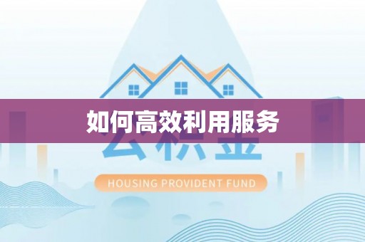 商丘如何高效利用服务