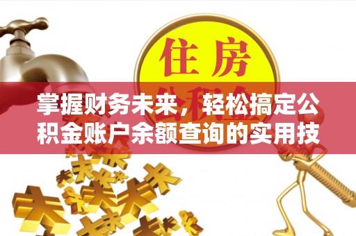 商丘掌握财务未来，轻松搞定公积金账户余额查询的实用技巧