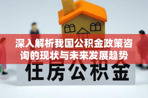 商丘深入解析我国公积金政策咨询的现状与未来发展趋势