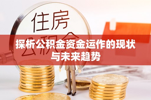 商丘探析公积金资金运作的现状与未来趋势