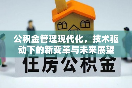 商丘公积金管理现代化，技术驱动下的新变革与未来展望