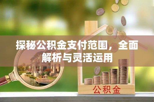 商丘探秘公积金支付范围，全面解析与灵活运用