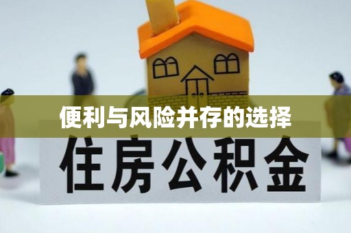 商丘便利与风险并存的选择